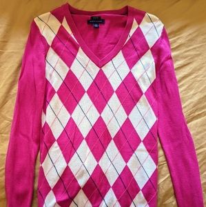 Long sleeve V-neck sweater